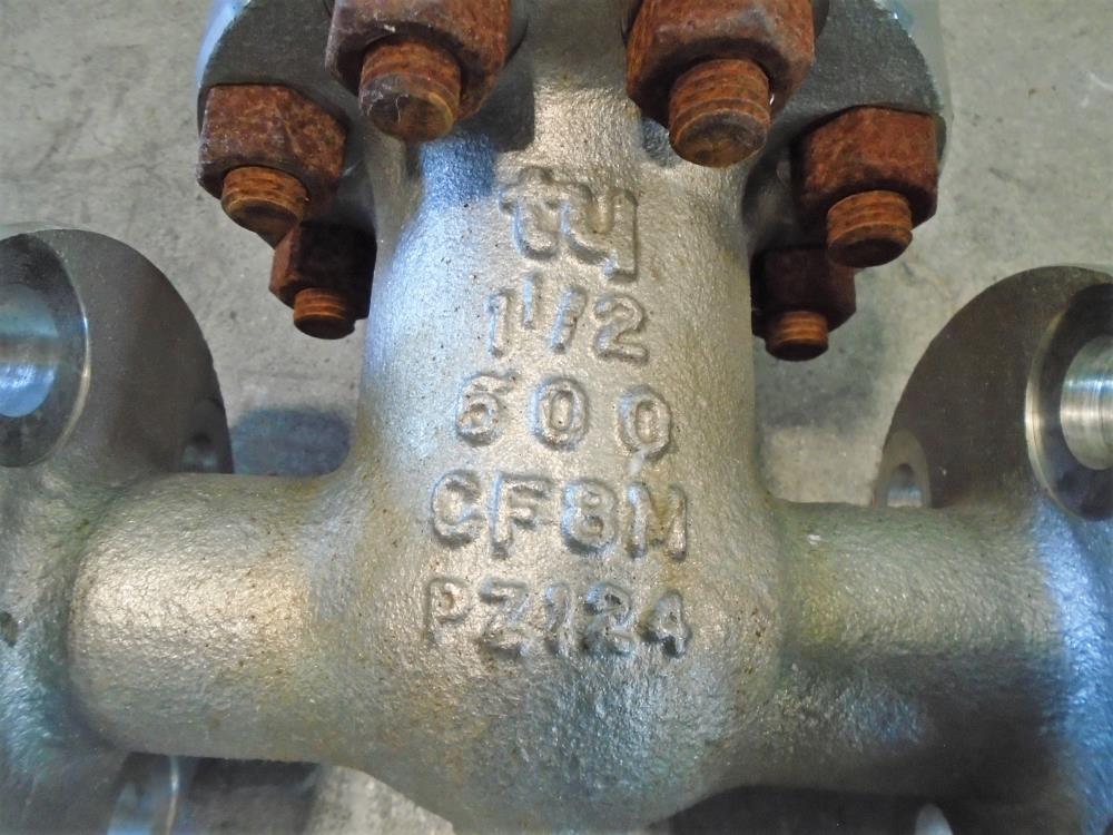 TY 1.5" 600# CF8M Gate Valve 301RF0912